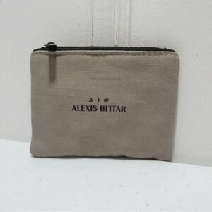 Alexis Bittar Small Zip Canvas Pouch